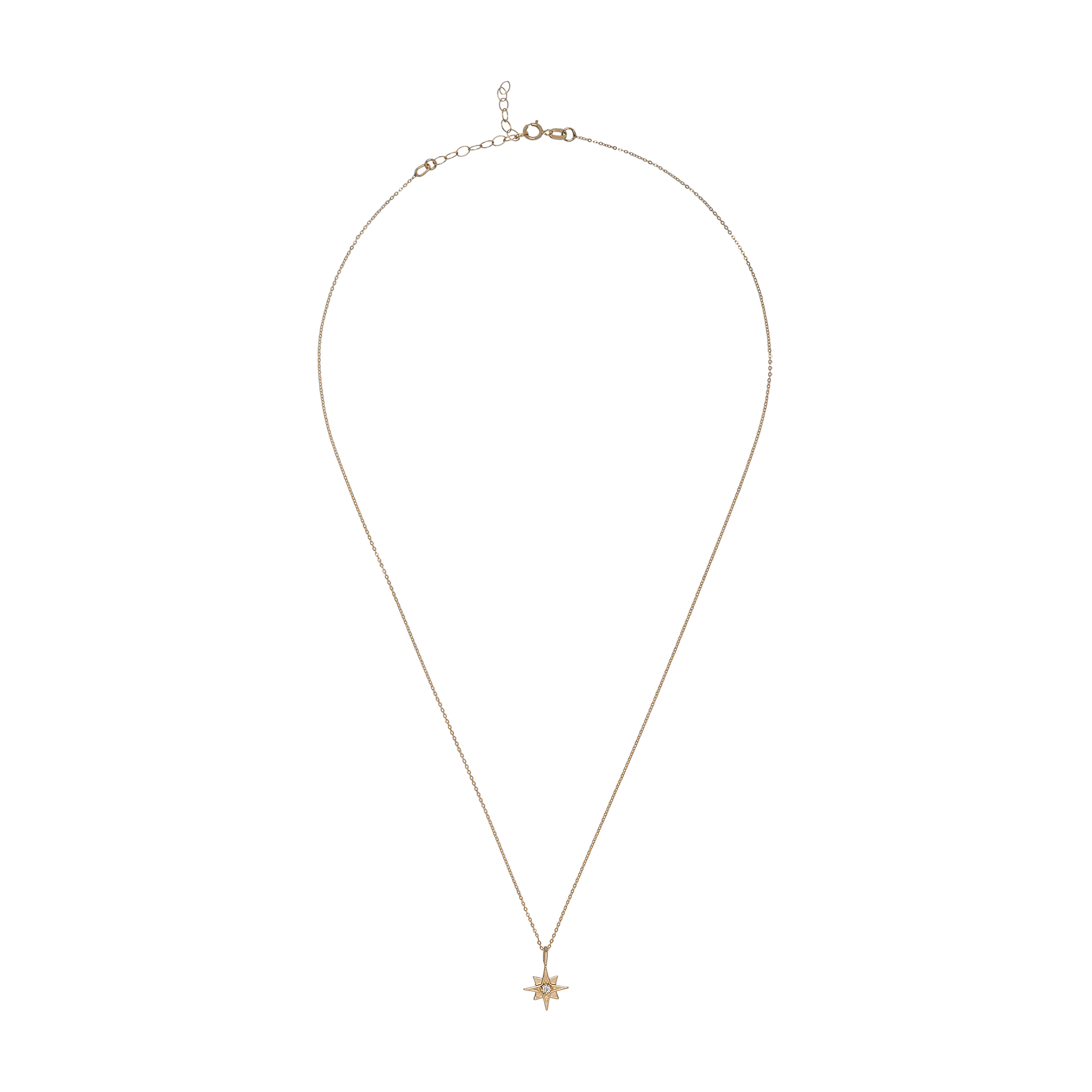 Gold Star Pendant Necklace