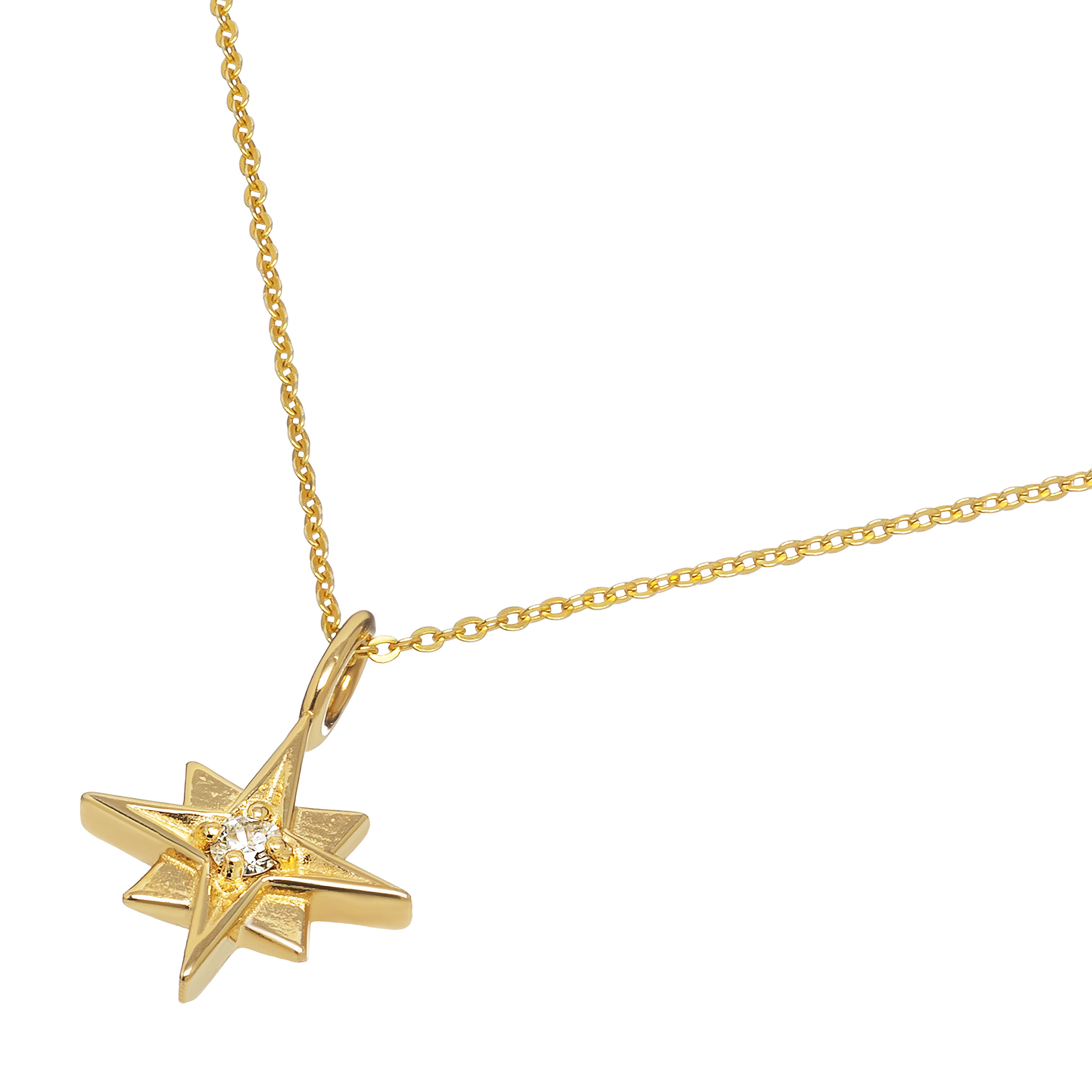 Gold Star Pendant Necklace