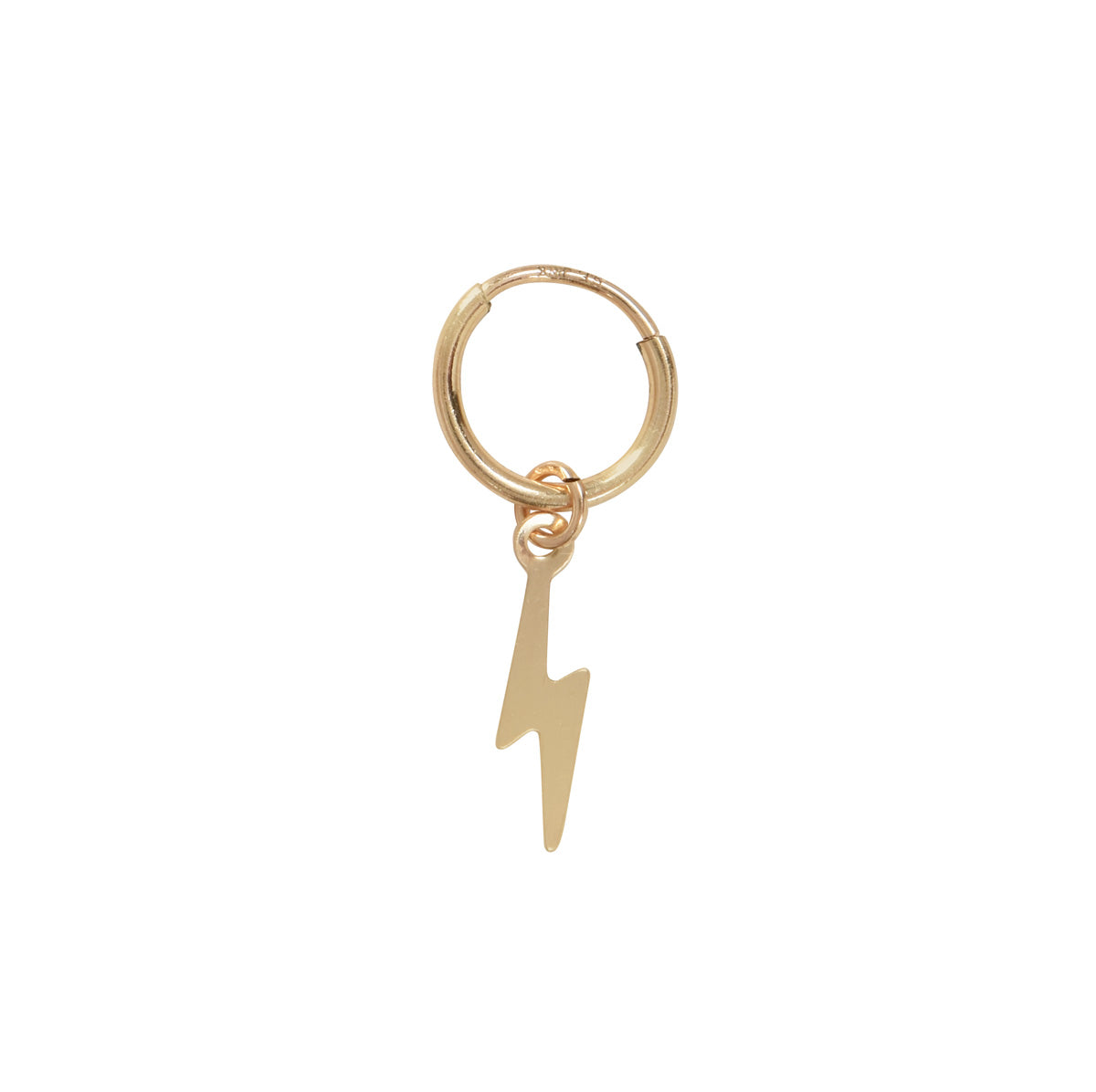 Lightening Bolt Huggie Earring
