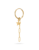 Gold Star Huggie Earring