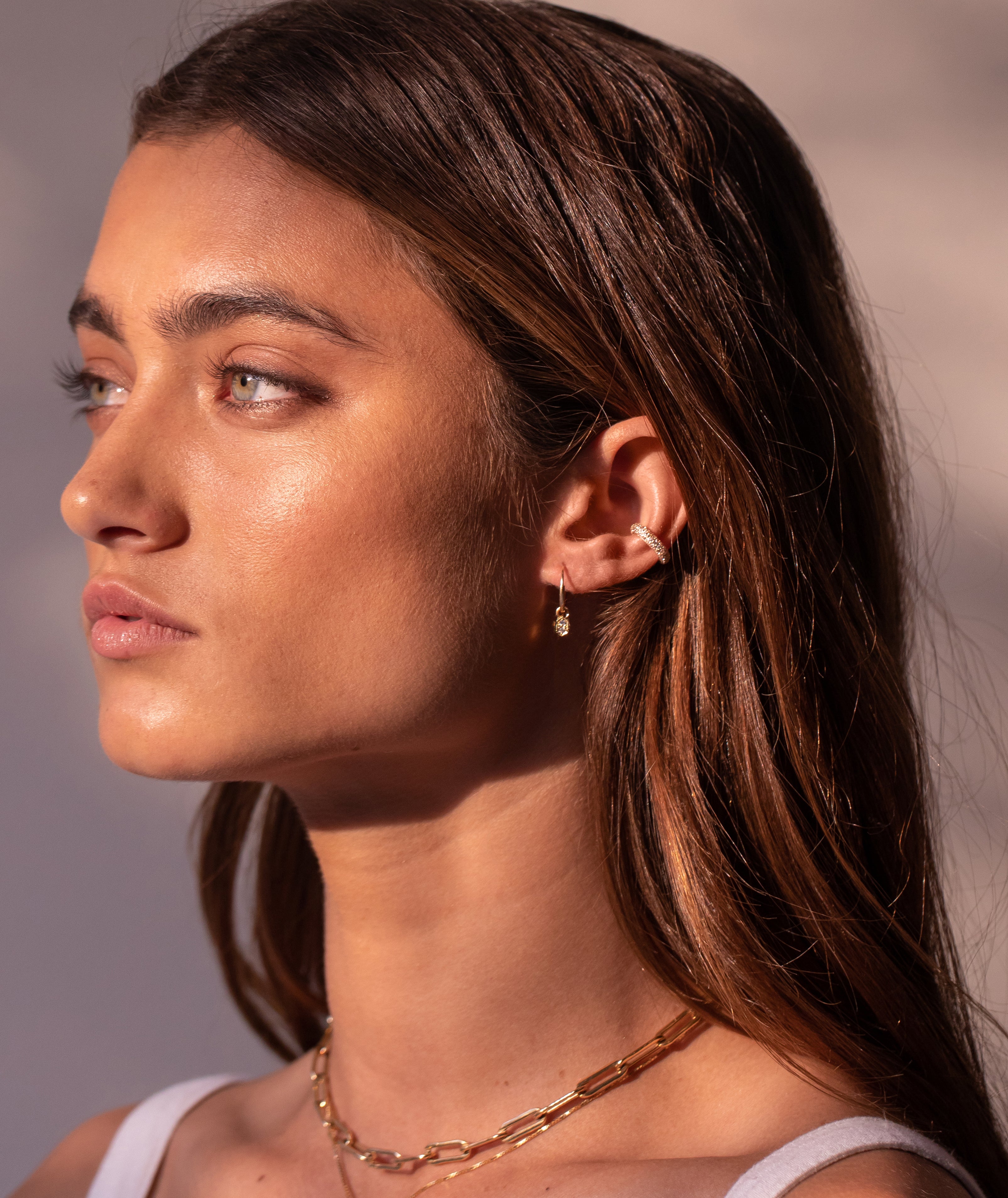 Short & Sweet Huggie Earring
